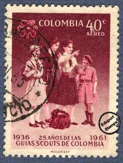 25º Aniversario del movimiento Guías Scouts de Colombia 1936-1961