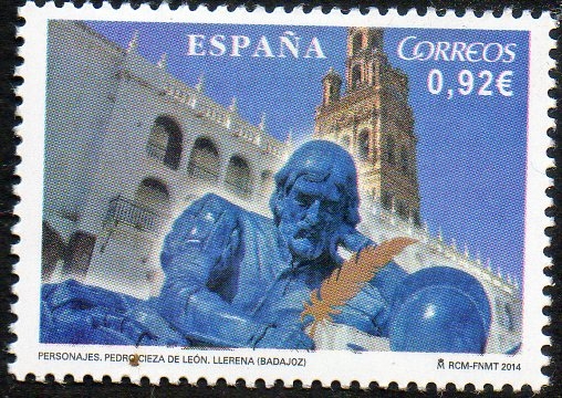 4851-Personajes. Pedro Cieza de León. Cronista e Historiador.Llerena (Badajoz).