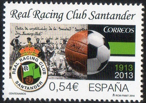 4854- Centenario del Real Racing Club Santander.