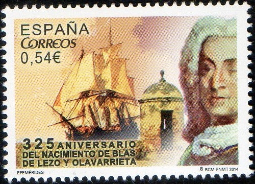 4869-Efemérides. 325º Aniversario del nacimiento de Blas de Lezo y Olavarreta.