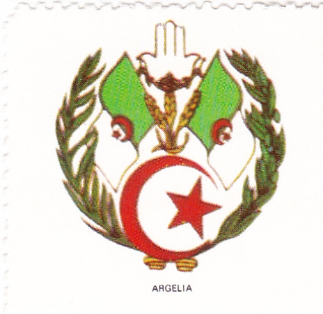escudo-ARGELIA   -sin valor postal