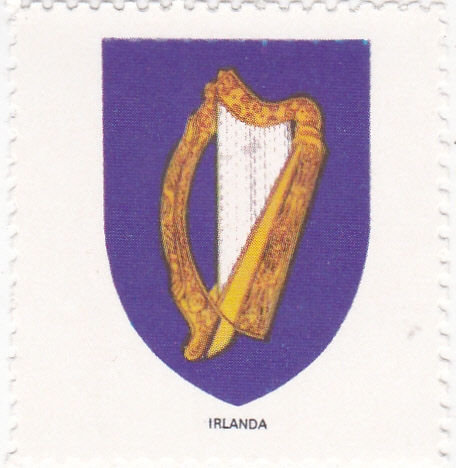 escudo-IRLANDA   -sin valor postal