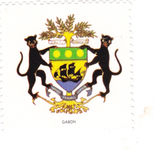 escudo-GABON   -sin valor postal