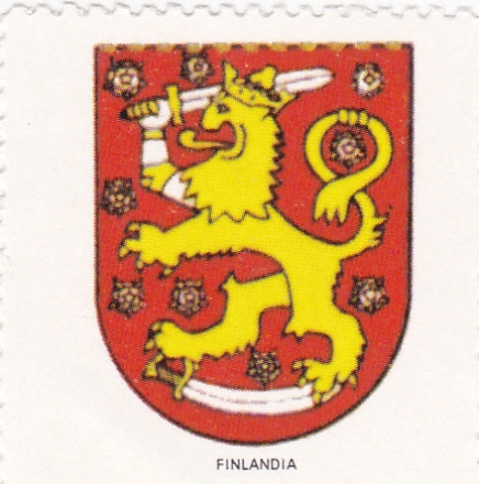 escudo-FINLANDIA   -sin valor postal