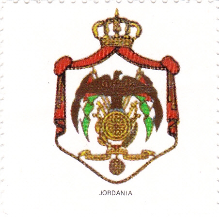 escudo-JORDANIA   -sin valor postal