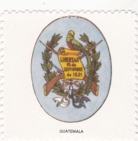 escudo-GUATEMALA   -sin valor postal