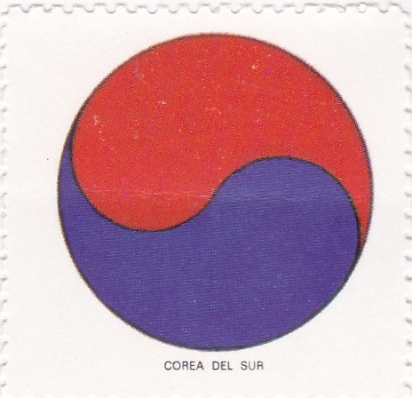 escudo-COREA DEL SUR   -sin valor postal