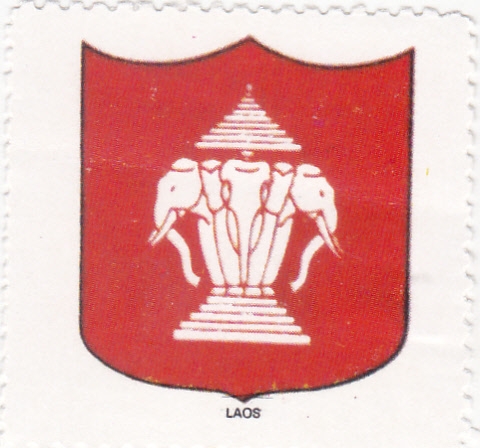 escudo-LAOS   -sin valor postal