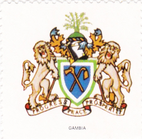 escudo-GAMBIA  -sin valor postal