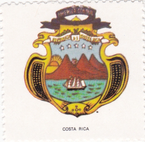 escudo-COSTA RICA   -sin valor postal