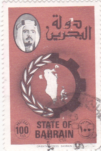 Mapa Bahrein