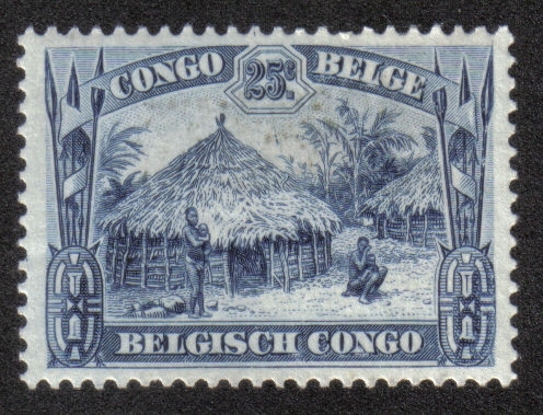 Chozas de Uele, Congo Belga