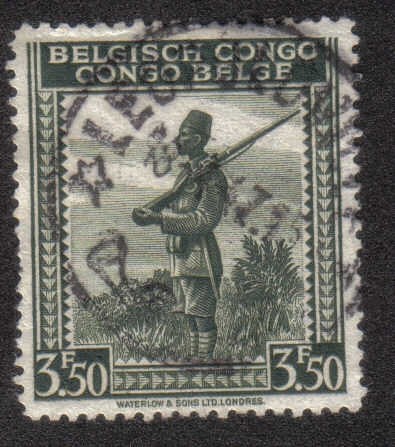 Soldado Indigena, Congo Belga