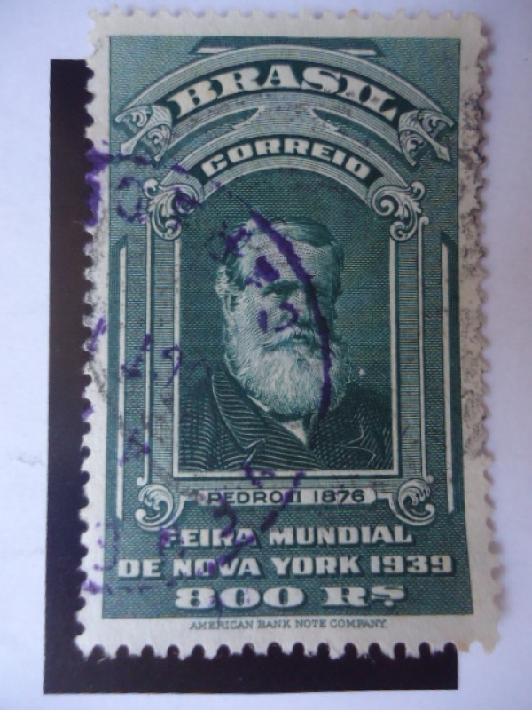 Feria Mundial de Nueva York 1939 -  Pedro II de Brasil-¨El Magnifico¨-1825-1889 - 
