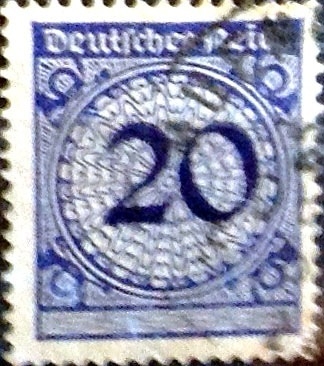 Intercambio 0.35 usd 20 pf. 1923