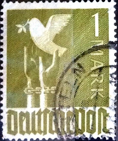 Intercambio 0,30 usd 1 mark. 1947