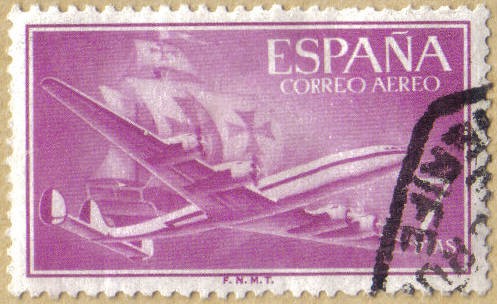 Superconstellation y NAO 'SANTA MARIA'