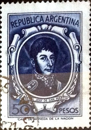 Intercambio 0,20 usd 50 pesos 1967