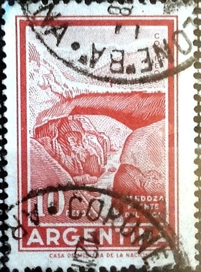 Intercambio 0,20 usd 10 pesos 1960
