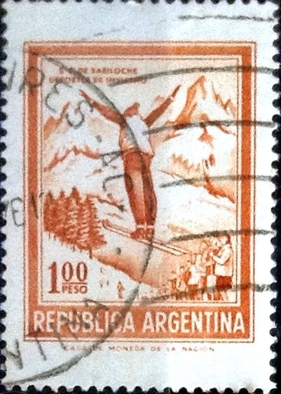 Intercambio 0,20 usd 1 peso 1971