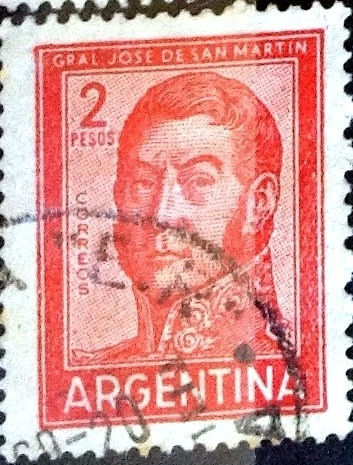 Intercambio 0,20 usd 2 pesos 1961