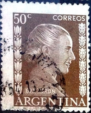 Intercambio 0,20 usd 50 cent. 1952
