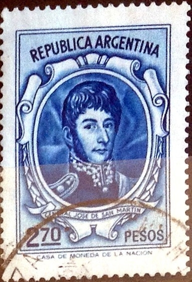 Intercambio 0,20 usd 2,70 pesos 1974
