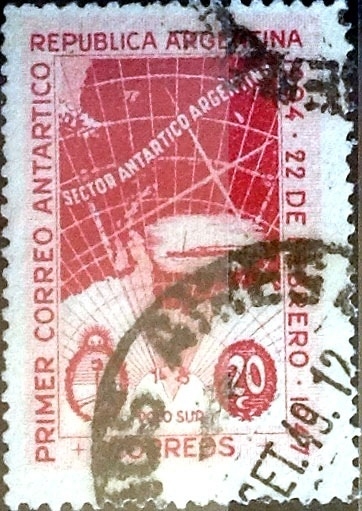 Intercambio 0,20 usd  20 cent. 1947