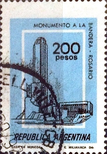 Intercambio 0,25 usd  200 pesos 1979