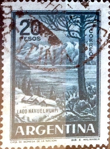 Intercambio 0,20 usd  20 pesos 1960
