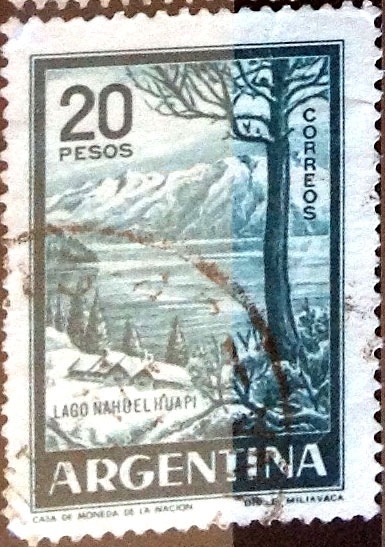 Intercambio 0,20 usd  20 pesos 1960