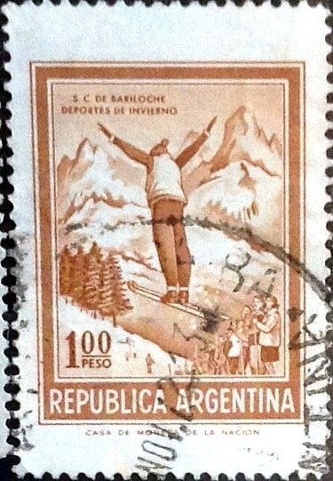 Intercambio 0,20 usd  1 peso 1971