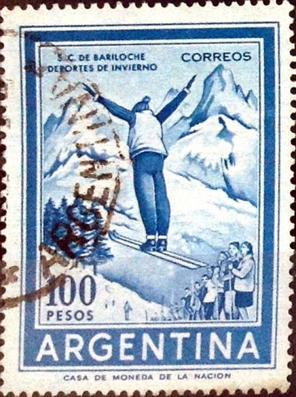 Intercambio 0,20 usd 100 pesos 1961