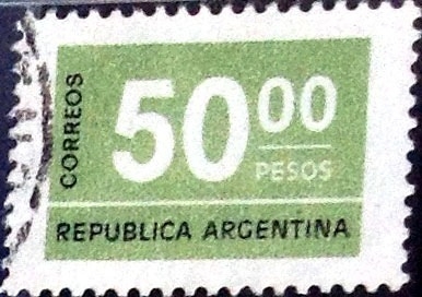 Intercambio 0,20 usd 50 pesos 1976