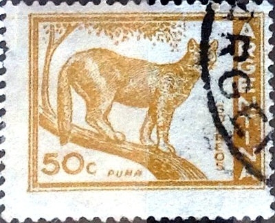 Intercambio 0,20 usd 50 cent. 1960
