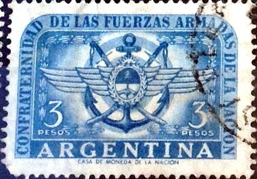 Intercambio daxc 0,20 usd 3 pesos 1955