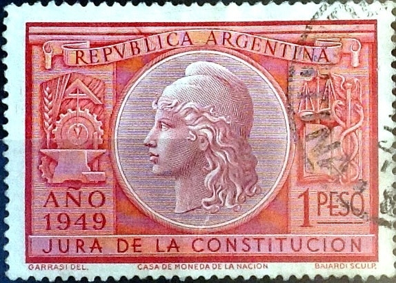 Intercambio 0,20 usd 1 peso 1949
