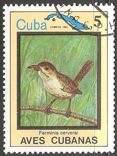 Aves cubanas-ferminia cerverai