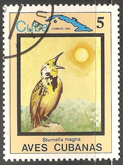 Aves cubanas-sturnella magna
