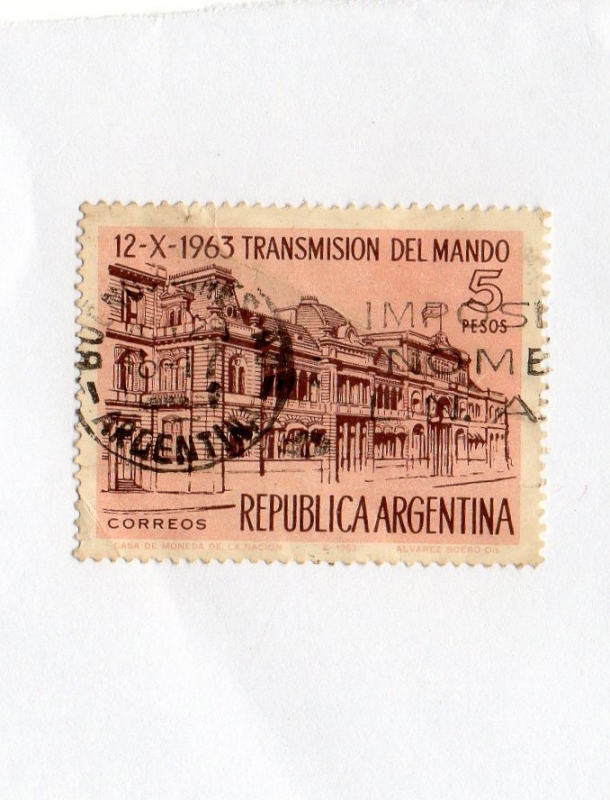 REPUBLICA ARGENTINA TRANSMISIÓN DEL MANDO 1963