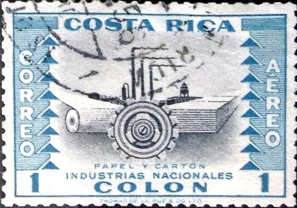 Intercambio 0,30 usd 1 Colón 1954