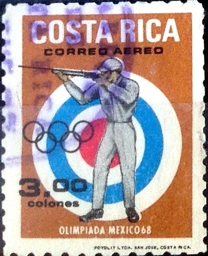 Intercambio 0,90 usd 3 colon 1968