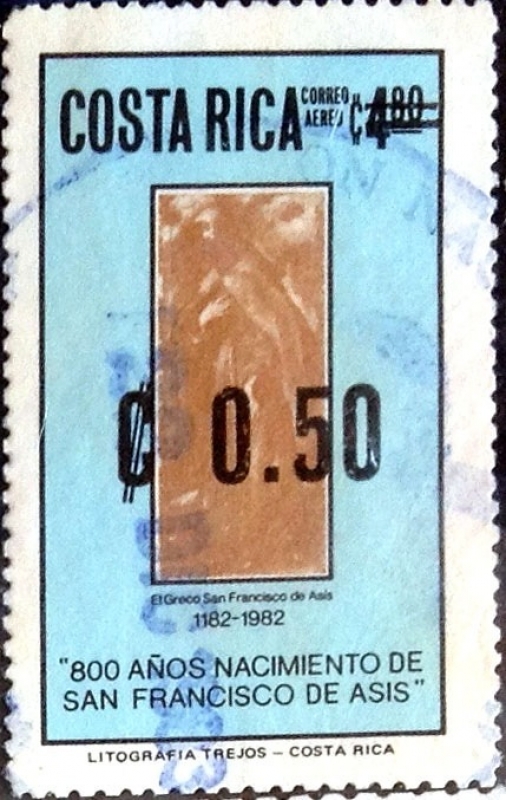Intercambio 0,20 usd 0,50s.4,80 col. 1983