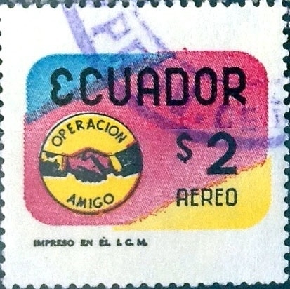 Intercambio 0,20 usd 2 sucre 1970