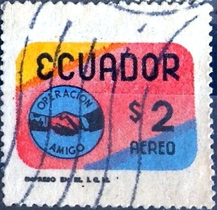 Intercambio 0,20 usd 2 sucre 1969