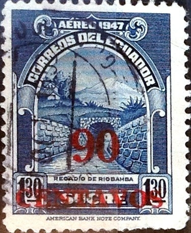 Intercambio 0,20 usd 90 cent.s.1,30 Sucre 1952