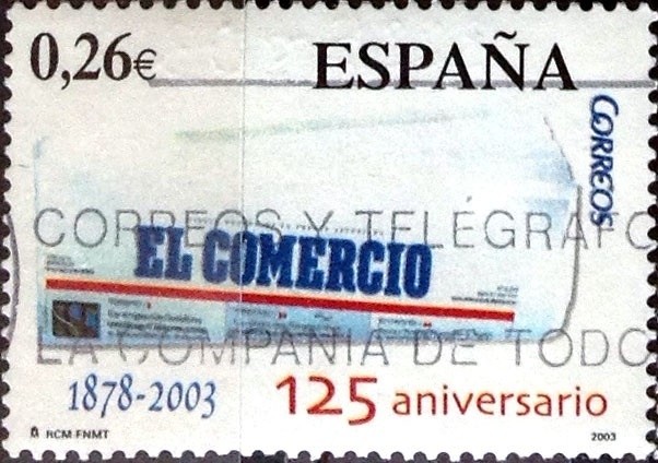 Intercambio jxn 0,30 usd 26 cent. 2003