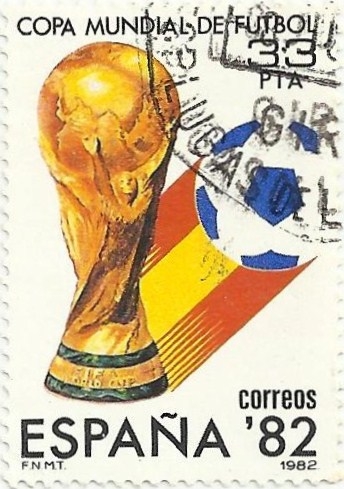 COPA DEL MUNDO DE FÚTBOL, ESPAÑA´82. TROFEO Y LOGOTIPO. EDIFIL 2645