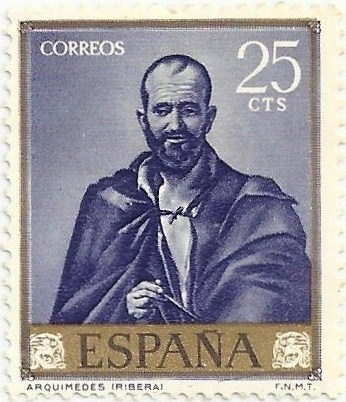 JOSEP DE RIBERA, EL ESPAÑOLETO. ARQUÍMEDES. EDIFIL 1498