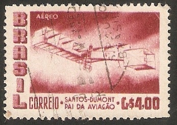 50 años del primer vuelo en aeroplano, Santos-Dumont